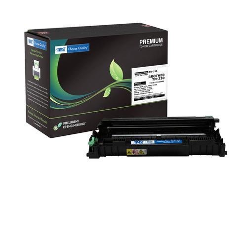 Brother TN330, TN-330 Brand New Compatible Laser Toner Cartridge with SCS Color Technology by MSE 02-03-3314