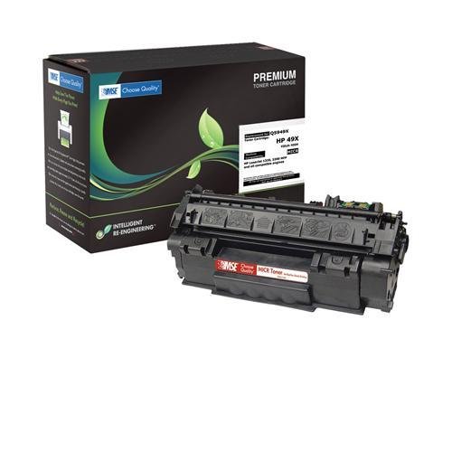 HP (Troy Compatible) 49X, Q5949X, Q5949 Brand New Compatible Black MICR Laser Toner Cartridge - with Chip by MSE 02-21-1117