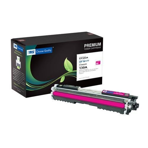 HP CF353A, HP 130A Brand New Compatible Color(Magenta) Laser Toner Cartridge with Smart Print Chip by MSE 02-21-17314