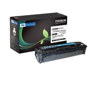 HP 128A, CE321A Brand New Compatible Color( Cyan ) Laser Toner Cartridge with Smart Print Chip by MSE 02-21-20114