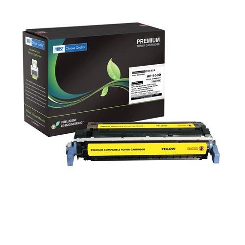 HP C9722A, C9722, 641A Brand New Compatible Color(Yellow) Laser Toner Cartridge with Smart Print Chip and SCS Color Technology by MSE 02-21-2214