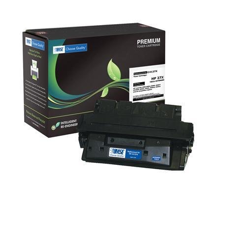 HP C4127X, 4127X, 27X Brand New Compatible Extended Yield Black Laser Toner Cartridge with New Drum by MSE 02-21-27162