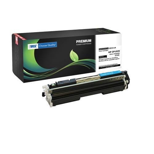 Canon CRG-729, CRG729 Brand New Compatible Color(Cyan) Laser Toner Cartridge with Smart Print Chip by MSE 02-21-31114