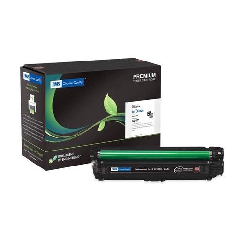 HP CE250X, HP 50X, HP #50X Brand New Compatible Extended Yield Black Laser Toner Cartridge with Smart Print Chip by MSE 02-21-350162