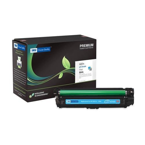HP CE251A, HP 51A, HP #51A Brand New Compatible Extended Yield Color(Cyan) Laser Toner Cartridge with Smart Print Chip by MSE 02-21-351142