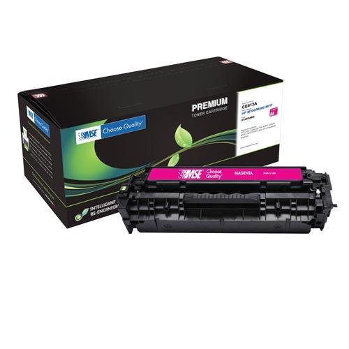 HP 305A, CE413A Brand New Compatible Color(Magenta) Laser Toner Cartridge with Smart Print Chip by MSE 02-21-41314