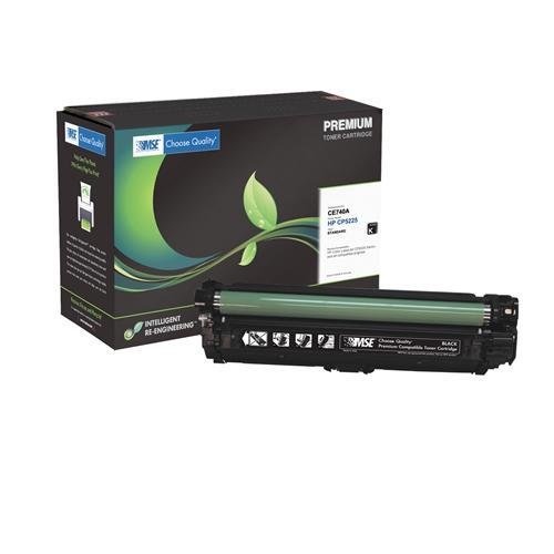 HP 307A, HP CE740A Brand New Compatible Black Laser Toner Cartridge with Smart Print Chip by MSE 02-21-52014