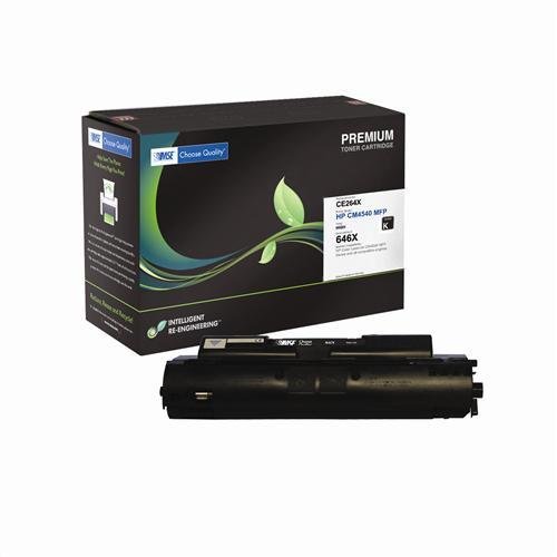 HP CE264X, CE264, 646X Brand New Compatible High Yield Color(Black) Laser Toner Cartridge by MSE 02-21-540016