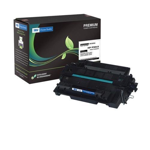 HP CE255A, HP 55A, HP 55 Brand New Compatible Laser Toner Cartridge with Smart Print Chip & SCS Color Technology by MSE 02-21-5514