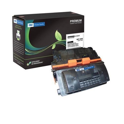 HP CC364X, HP 64X, HP #64X Brand New Compatible High Yield Black Laser Toner Cartridge with Smart Print Chip by MSE 02-21-6416