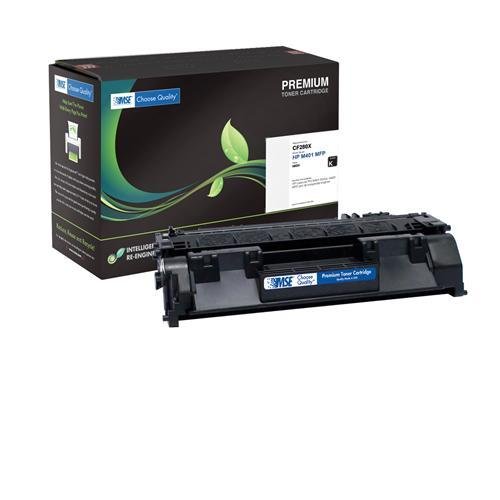 HP 80X, CF280X, CF280 Brand New Compatible High Yield Black Laser Toner Cartridge with Chip by MSE 02-21-8016