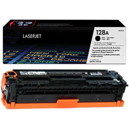 HP 128A, CE320A Color( Black ) Laser Toner Cartridge OEM_CE320A