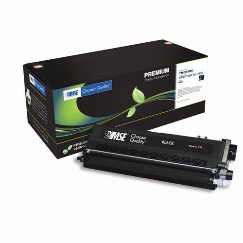 Brother TN-315, TN315, TN-315BK, TN315BK Brand New Compatible High Yield Color(Black) Laser Toner Cartridge by MSE 02-03-41004