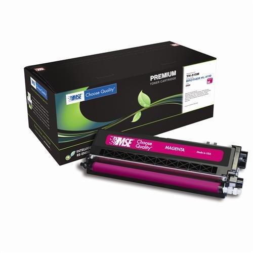 Brother TN-315, TN315, TN-315M, TN315M Brand New Compatible High Yield Color(Magenta) Laser Toner Cartridge by MSE 02-03-41316