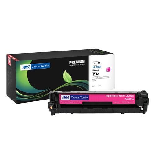 HP 131A, CF213A Brand New Compatible Color(Magenta) Laser Toner Cartridge with Smart Print Chip by MSE 02-21-21314