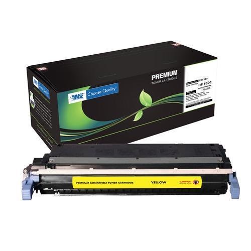 HP C9732A, C9732, 645A Brand New Compatible Color( Yellow ) Laser Toner Cartridge with Smart Print CHIP and SCS Color Technology by MSE 02-21-3214