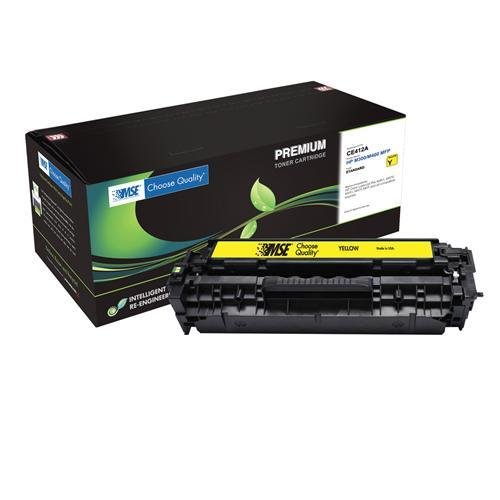 HP 305A, CE412A Brand New Compatible Color(Yellow) Laser Toner Cartridge with Smart Print Chip by MSE� 02-21-41214