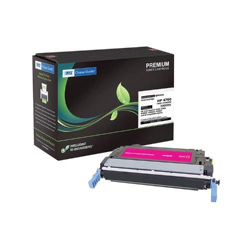 HP Q5953A, Q5953, 643A Brand New Compatible Color( Magenta ) Laser Toner Cartridge with Smart Print Chip and SCS Color Technology by MSE 02-21-50314