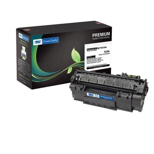 HP Q7553A ( HP 53A ) Brand New Compatible Laser Toner Cartridge with Smart Print Chip by MSE 02-21-5314