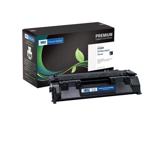 HP CF280A, HP 80A Brand New Compatible Laser Toner Cartridge with Chip by MSE 02-21-8014