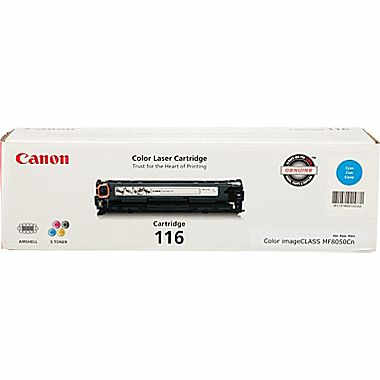OEM Laser Toner Cartridge for Canon CRG-116, CRG-116 Cyan, CRG116 Cyan, 1979B001AA OEM_1979B001AA